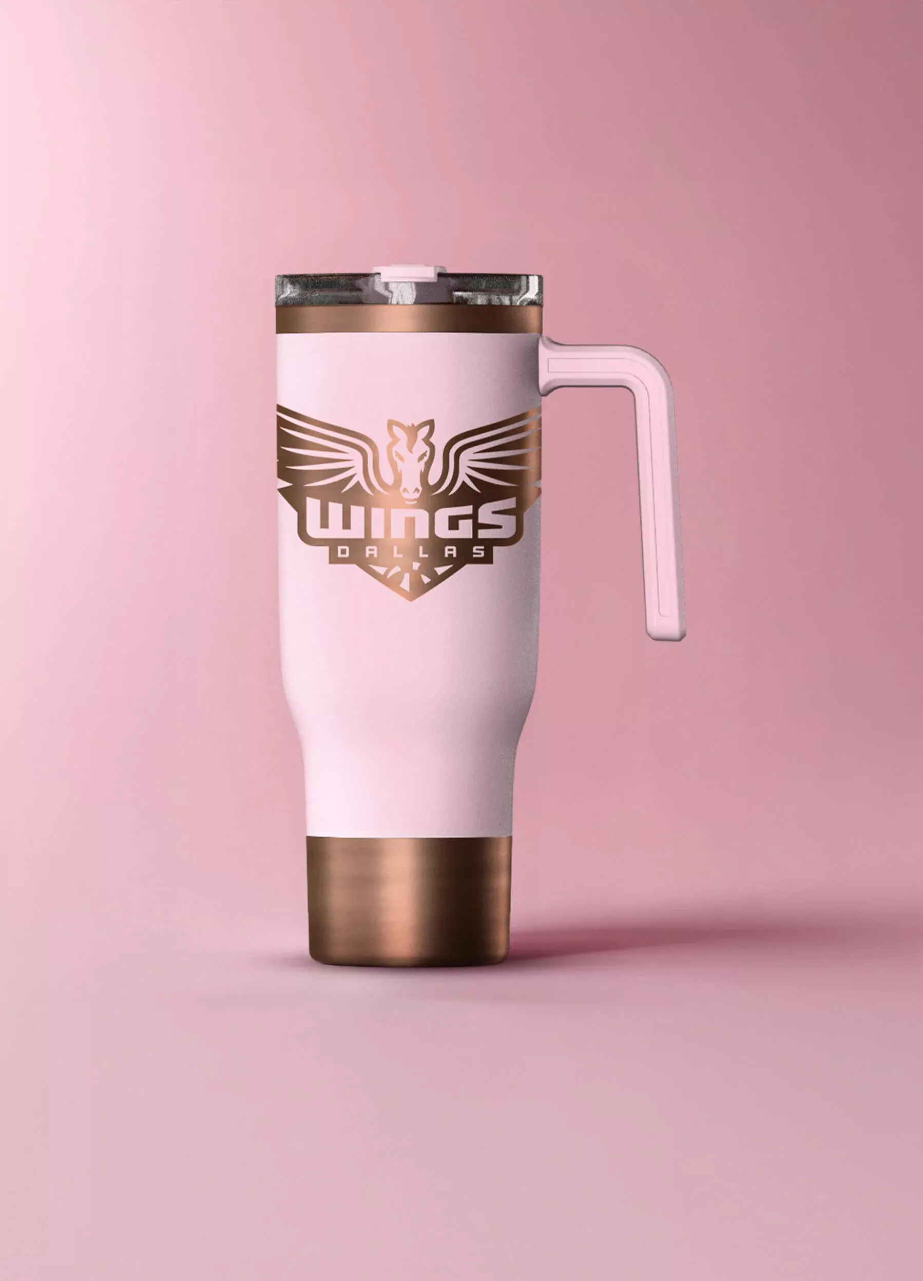 WNBA 40oz Voyager with Sip and Straw Lid
