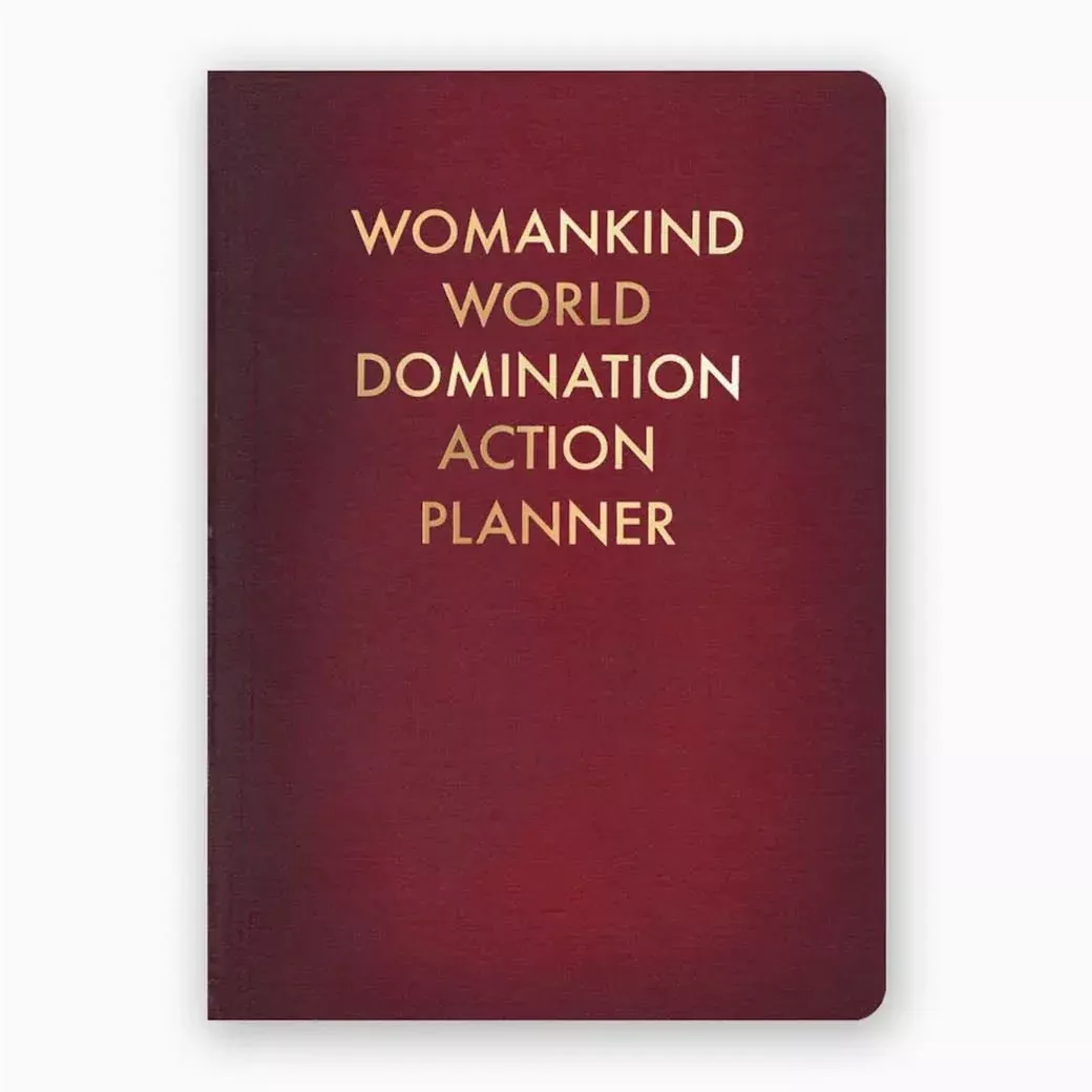 Womankind World Domination Action Planner Notebook Journal