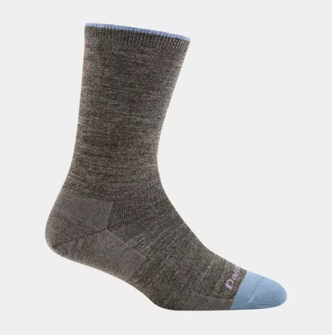 Women's Solid Basic Lightweight Crew Sock - 6012