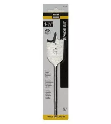 Wood Boring Spade Drill Bit – 1-1/4"
