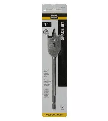Wood Boring Spade Drill Bit – 1"