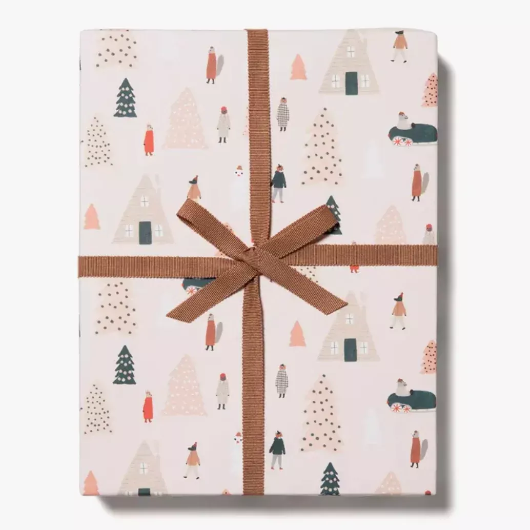 Wrapping Paper Roll - Pink Trees - PICKUP ONLY