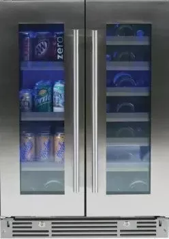 XO 24 Inch French Door Wine & Beverage Cooler