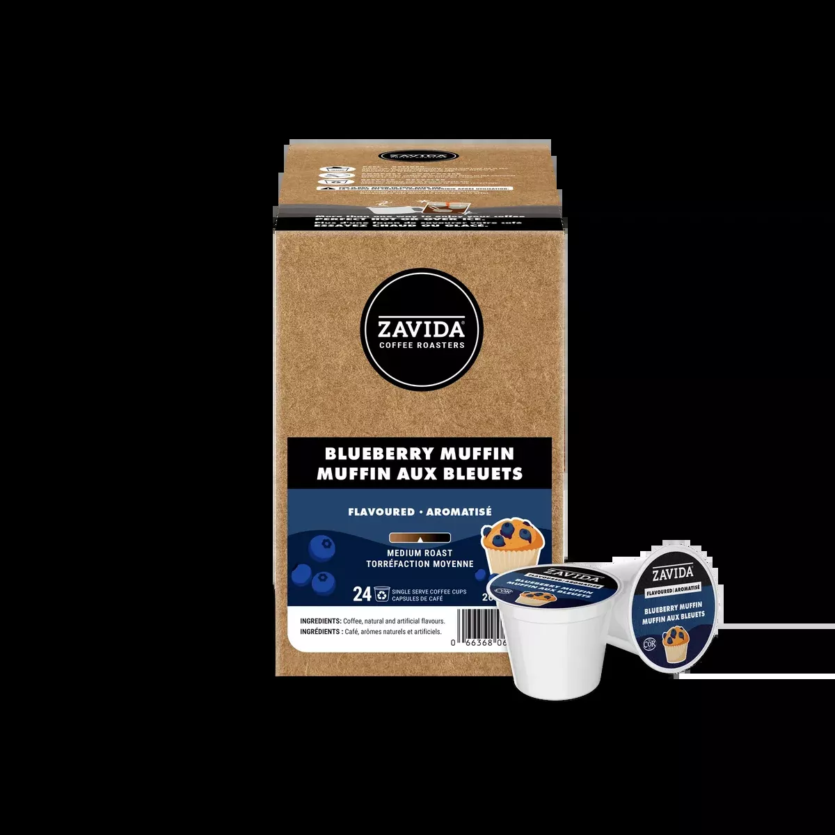 Zavida - Blueberry Muffin 24 Pack