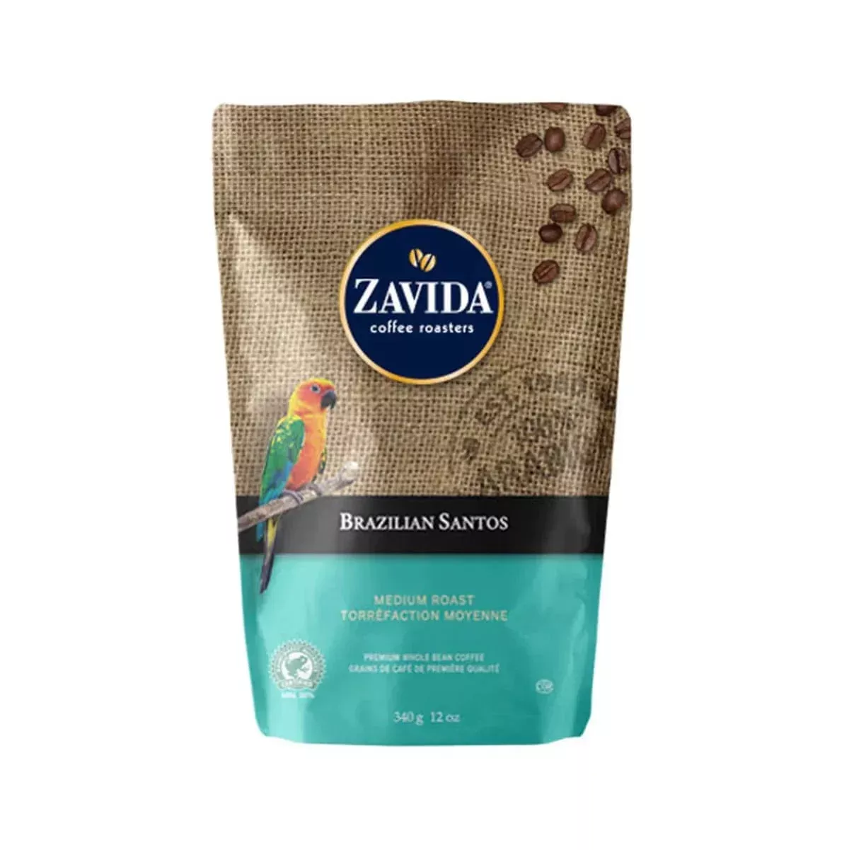 Zavida Brazilian Santos Whole Bean Coffee (12 oz.)
