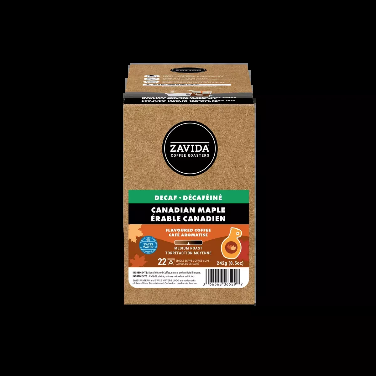 Zavida - Canadian Maple Decaf 22 Pack