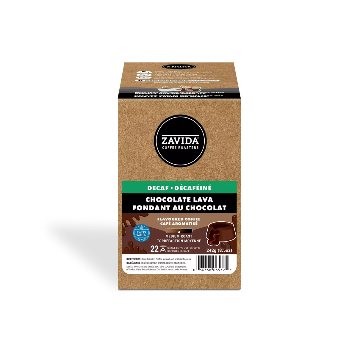 Zavida - Chocolate Lava Decaf 22 Pack