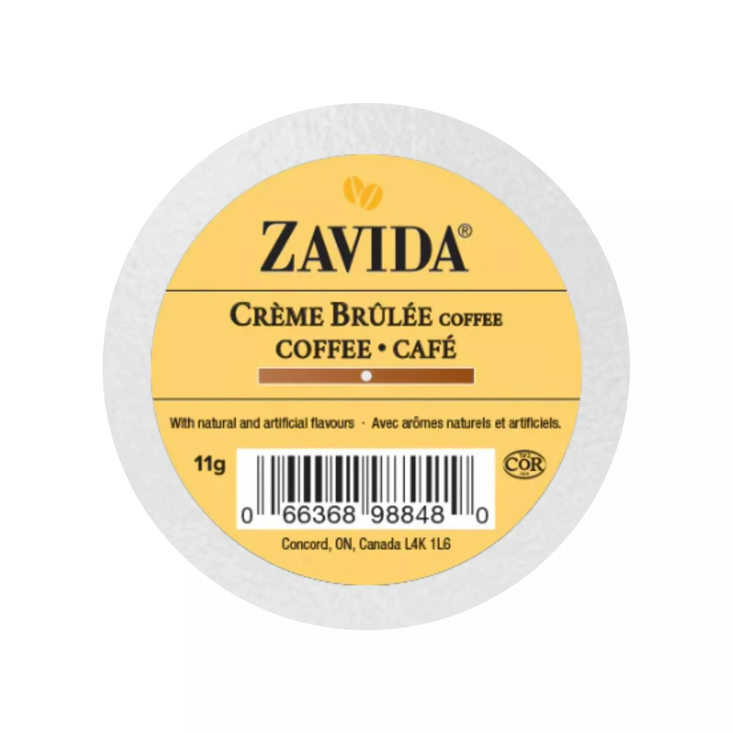 Zavida Creme Brulee Single-Serve Coffee Pods