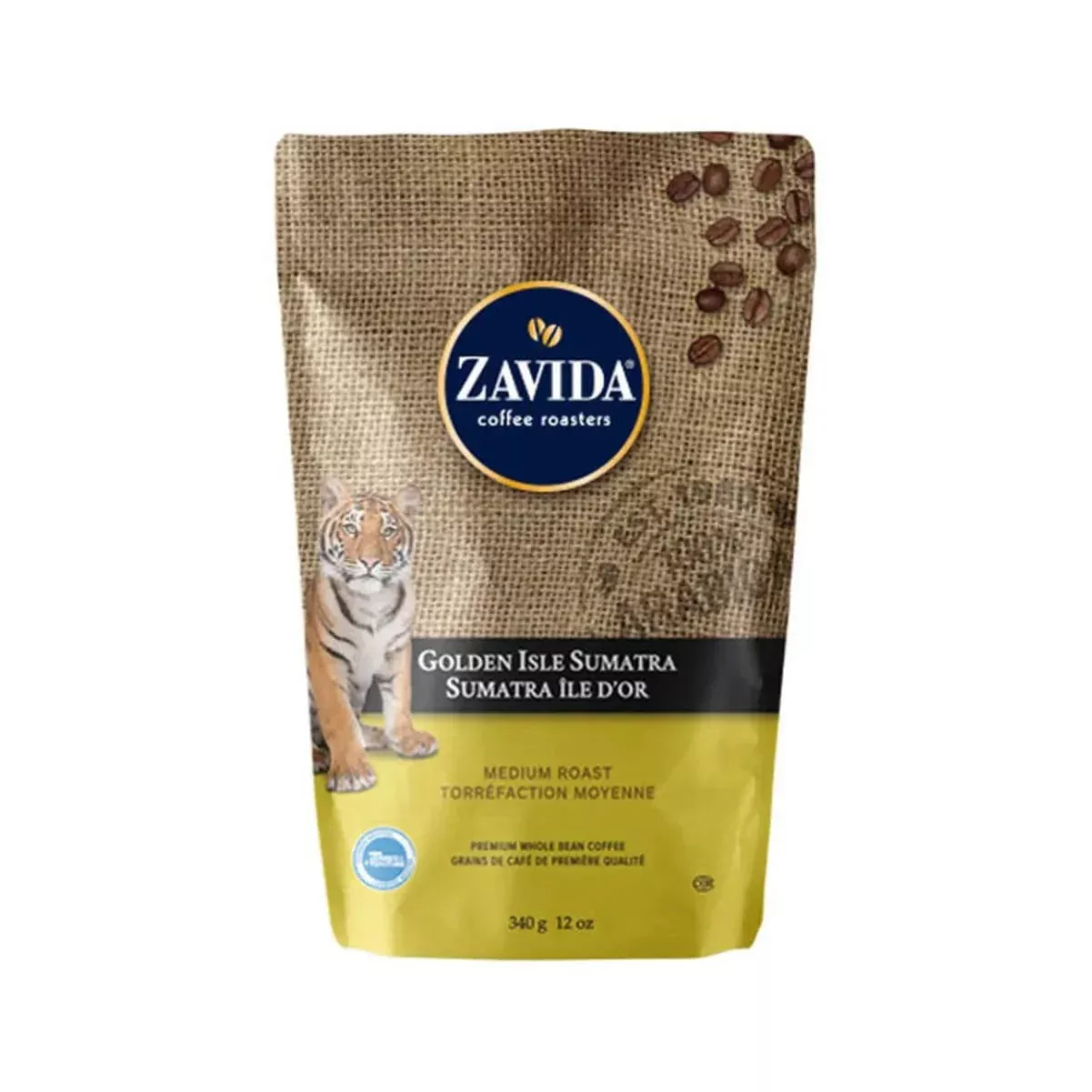Zavida Golden Isle Sumatra Whole Bean Coffee (12 oz.)