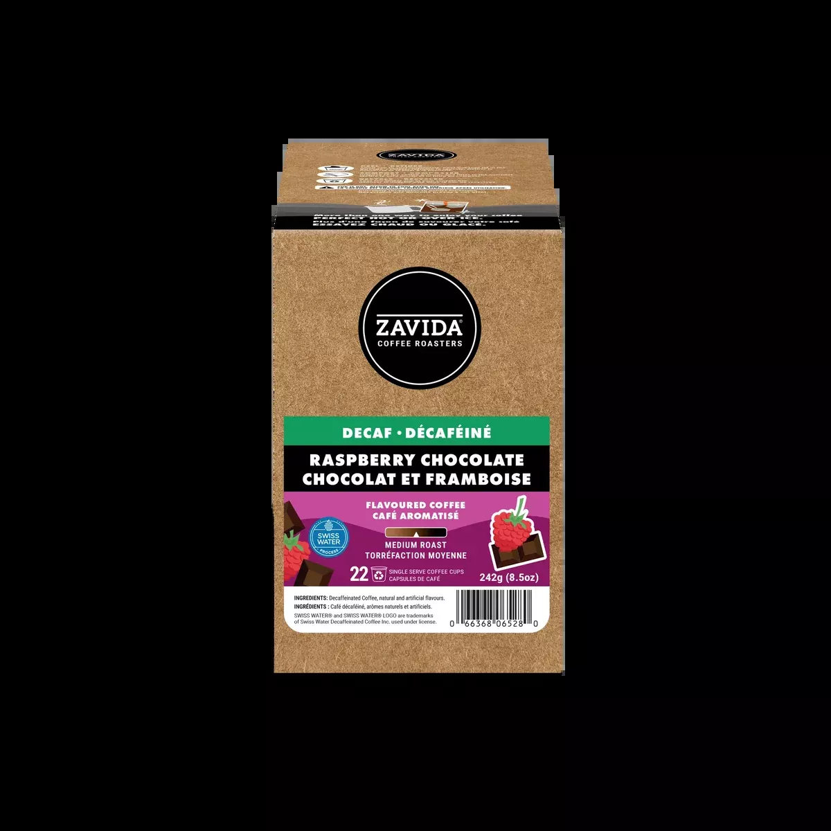 Zavida - Raspberry Chocolate Decaf 22 Pack